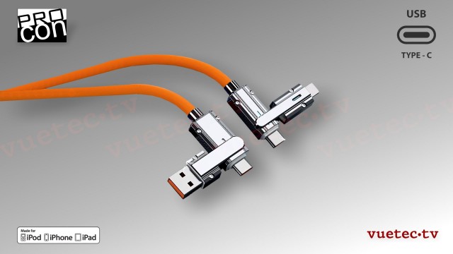 USB FastCharging Kabel USB-C/A zu USB-C/Ligthning