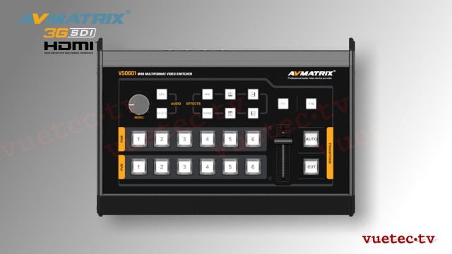 VS0601 Portable 4x SDI + 2x HDMI 6 Channel AV Matrix Switcher