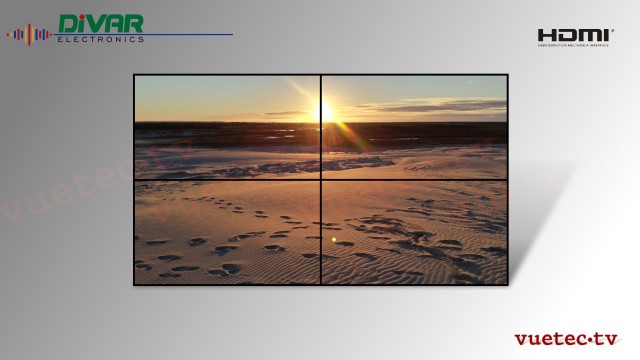 VideoWall Processor 1x HDMI zu 4x Displays