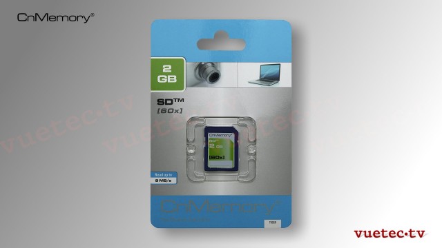 CnMemory 2GB SD Memory Card