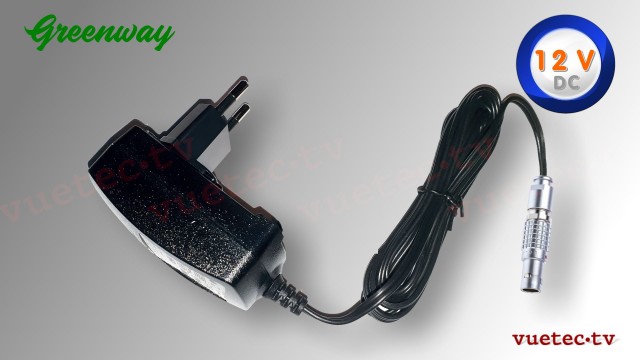 Netzteil PSN12LM 12 V DC 15 W mit Lemo Stecker für Film + Video