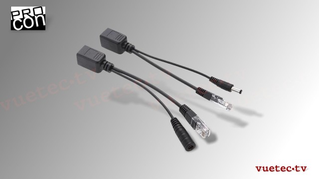 PoE - Power over Ethernet Injector &amp; Splitter Set