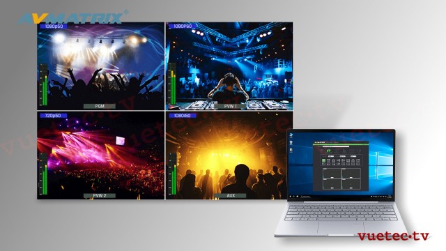 MultiViewer MV0430 - 4x SDI zu SDI + HDMI
