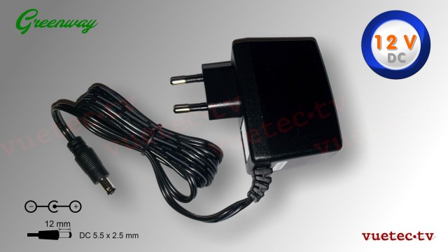 Netzteil PSN12 12 V DC 30 W mit 5,5x2,5 Hohlstecker für Mini Converter