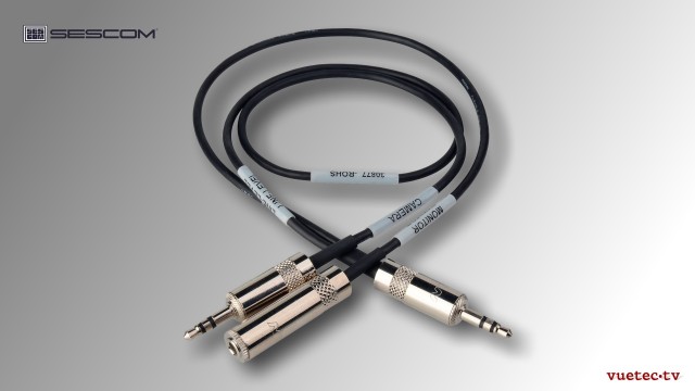 Adapter LN2MICTASMON - Line zu Mic mit 35 dB Dämpfung und Headphone