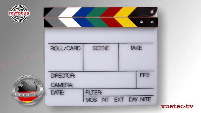 Film-Klappe - Production Slate - groß