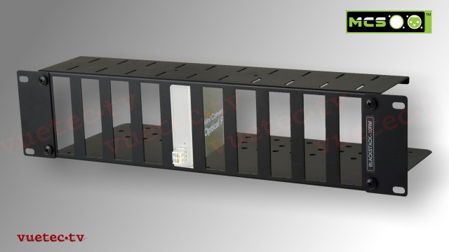 BLACKSTACK 19"-3 HE Rackmount für 10 Blackmagic Mini Converter
