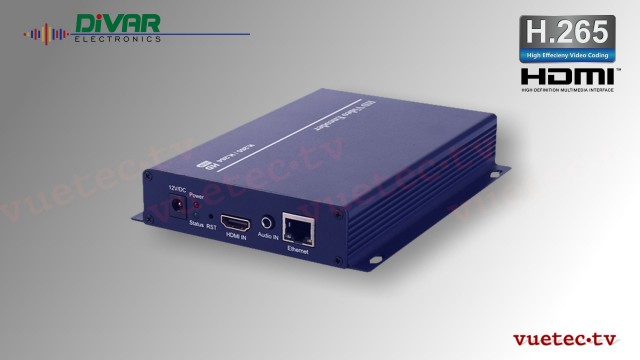 H.265 IP Encoder HDMI input, Power over Ethernet