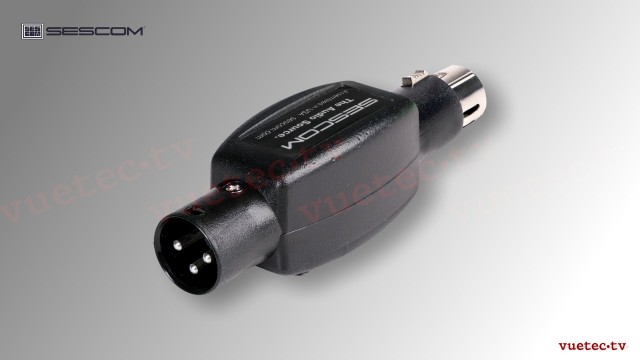 Audio Filter, INLINE POP OFF, XLR3F zu XLR3M