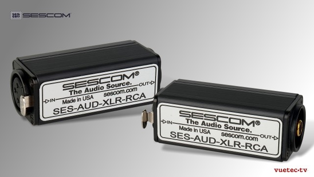 Galvanische Trennung und Impedanzwadler, XLR-F zu RCA-F