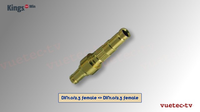 DIN1.0/2.3 zu DIN1.0/2.3 Adapter - DIN female DIN female