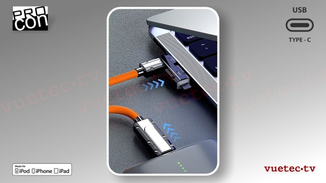 USB FastCharging Kabel USB-C/A zu USB-C/Ligthning