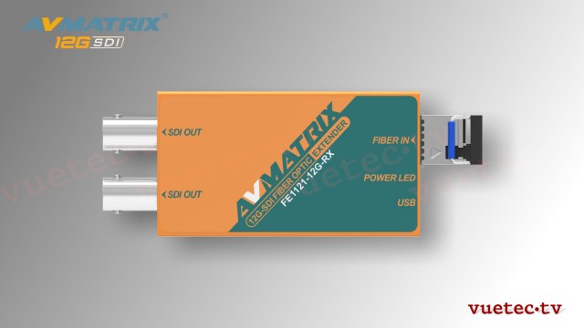 Fiber Extender FE1121-12G - SDI Übertragung auf optischen Leitungen