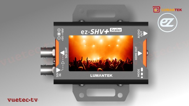 ez-SHV+ - 3G/HD/SD-SDI zu HDMI High Performance Micro-Converter mit Display