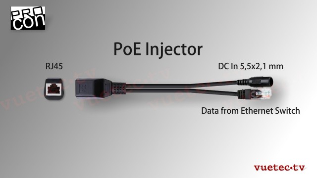 PoE - Power over Ethernet Injector