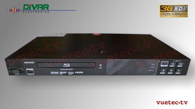 BRP500SDI - 19&quot; 1 HE Blu-Ray Player mit SDI Ausgang