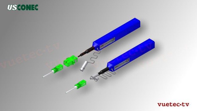 One-Click Fiber Cleaner for SC/ST/FC Connectors with PC & APC Polish-Copy