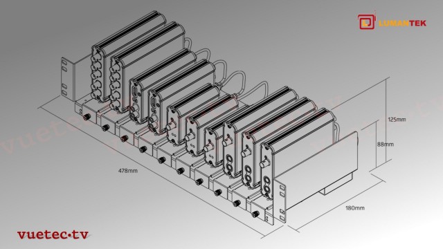 ez-RACK 19 Zoll Rack Mount für 10 Converter