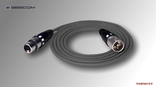 AES/EBU 110 Ohm Audiokabel symmetrisch XLR3M - XLR3F