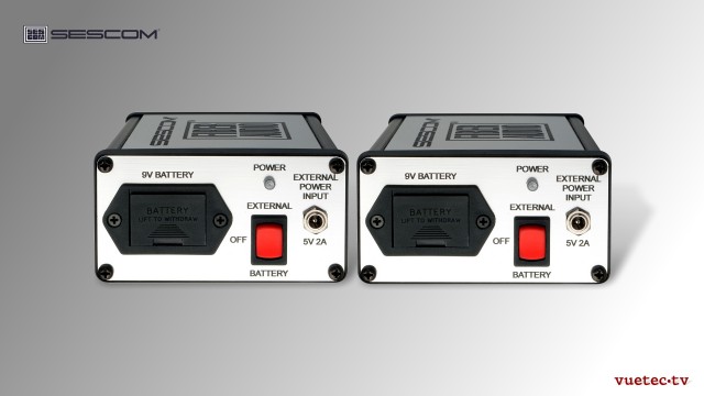 Audio over Fiber, FA2 2 Kanal analog Audio, symmetrisch